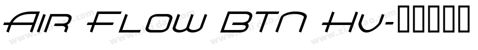 Air Flow BTN Hv字体转换